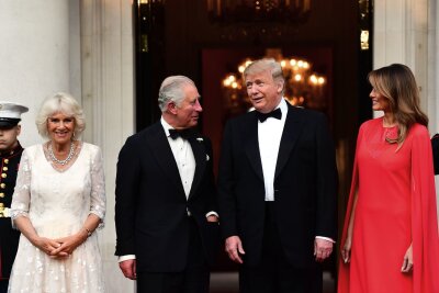 Wird König Charles zur britischen Trump(f)-Karte? - Königin Camilla sei "fantastisch" und Charles "ein wirklich guter Mensch", schwärmte Trump. (Archivbild)