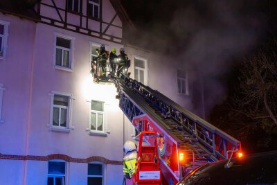 Wohnungsbrand in Mehrfamilienhaus: Feuerwehr rettet Menschen und Tiere - Ermittlungen zur Brandursache. 