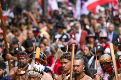 Zehntausende bei Maori-Protesten in Neuseeland -  Laut Kritikern verwässert der Gesetzesentwurf die Rechte der Maori. 