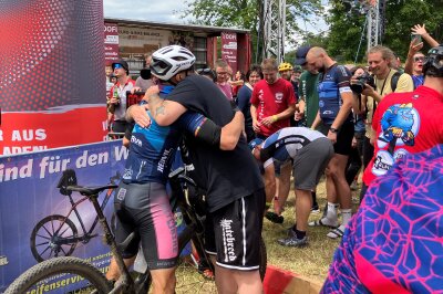 Zieleinlauf und Freude pur am Stausee: Das sind die Siegerfotos vom Heavy24 - Impressionen vom Zieleinlauf.,