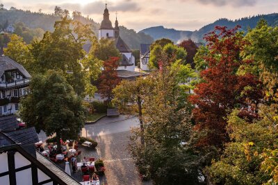 Zu Gast bei Heimatfreunden: Mit Locals durchs Hochsauerland - Beschauliches Schmallenberg: Das Stadtgebiet allerdings dehnt sich weiter aus als Leipzig.