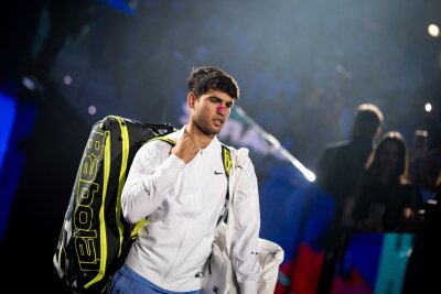 Zverev nach zweitem Sieg vor Gruppen-Showdown gegen Alcaraz - Carlos Alcaraz war vor seiner Anreise nach Turin krank geworden.