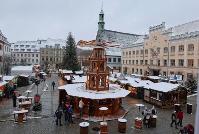 Zwickauer Weihnachtsmarkt eröffnet am 25. November - Der Zwickauer Weihnachtsmarkt findet vom 25. November bis 22. Dezember statt. Foto: Mario Dudacy