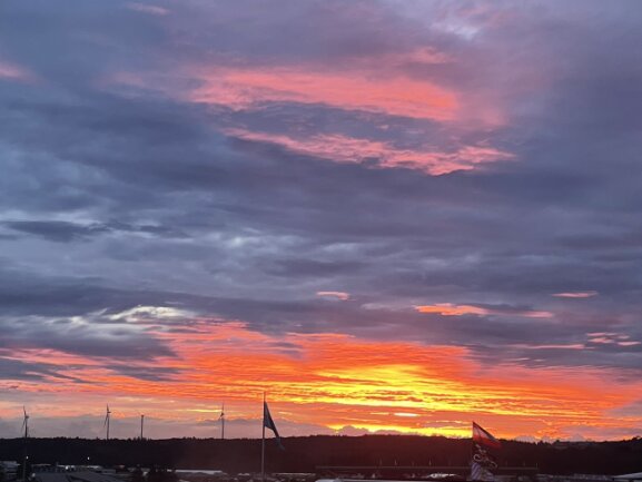 Sonnenuntergang auf dem Ankerberg am 06.07.2024