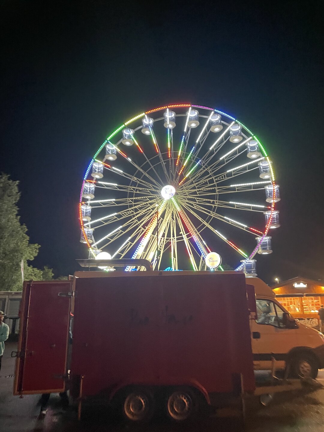 Riesenrad am Abend