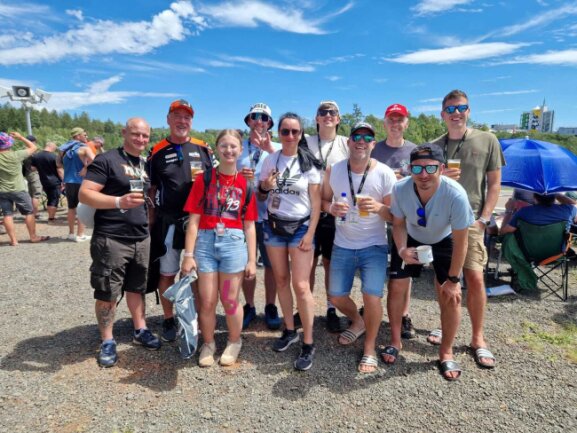 Zum Sachsenring wieder neue Freunde kennengelernt, einfach super