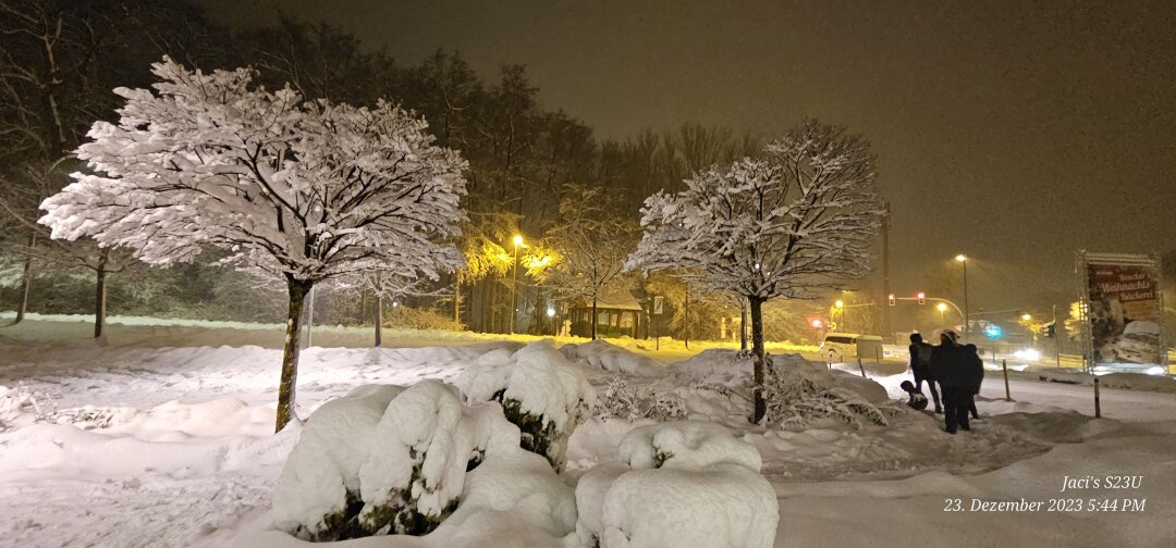 Ein Winterabend in Annaberg-Buchholz