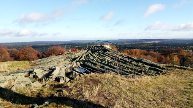 Hirtstein bei Satzung im oberen Erzgebirge