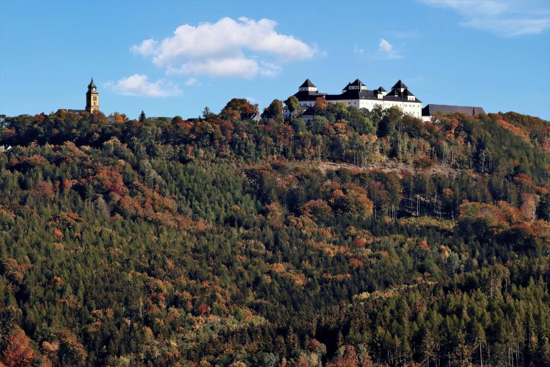 Herbstlicher Blick zur Augustusburg!